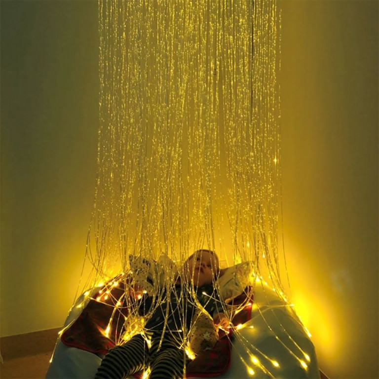 Fiberoptik 100 Trådar 2m