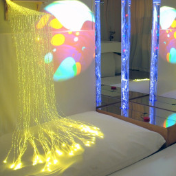 Fiberoptik Vit 200 trådar 2 m