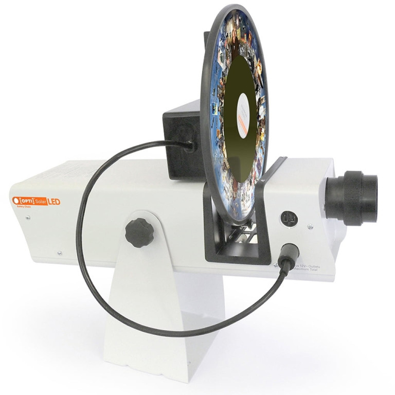 LED projektor inkl roterare 15+22,5cm hjul, magnetisk