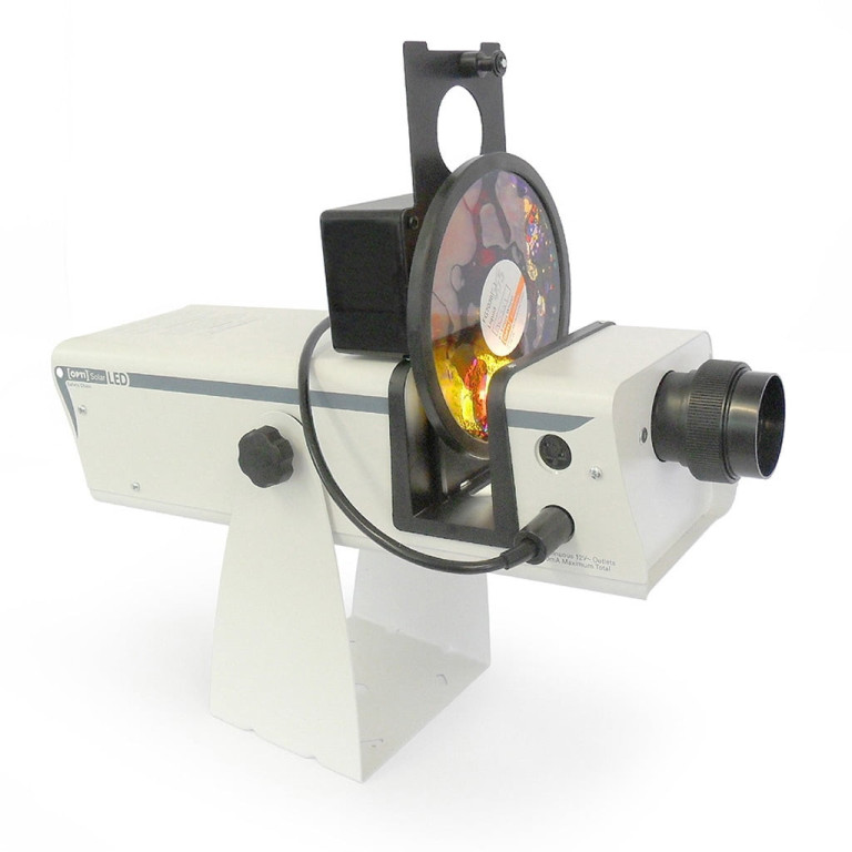 LED projektor inkl roterare 15+22,5cm hjul, magnetisk