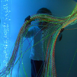 Fiberoptik Färg 100 trådar 2 m Fiberoptik Färg 100 trådar 2 m