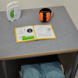 Klocka Time Timer® Plus Vit 5 min