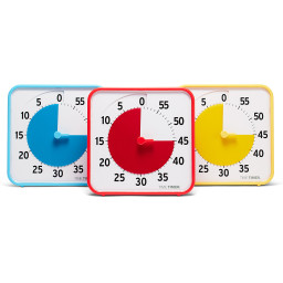 Klassrumspaket Time Timer® Medium, Röd/Gul/Blå