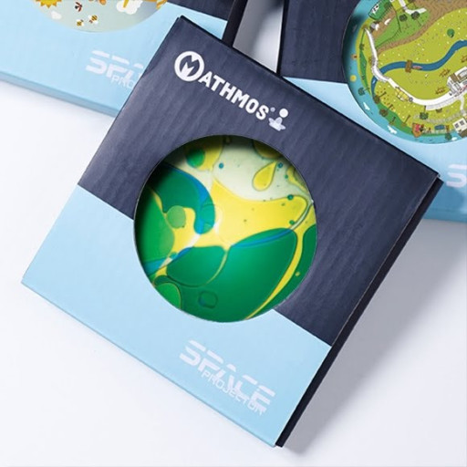 Oljehjul, blå/gul till spaceprojektor