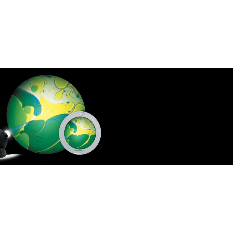 Oljehjul, blå/gul till spaceprojektor