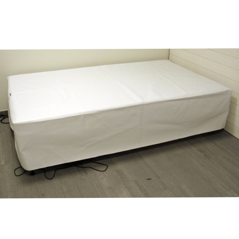 Överdrag till vattensäng, galon 120x200x35 cm VIT