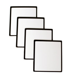 Symbolix Mini magnetkort, svart ram 4x4cm (56 st) Symbolix Mini magnetkort, svart ram 4x4cm (56 st)