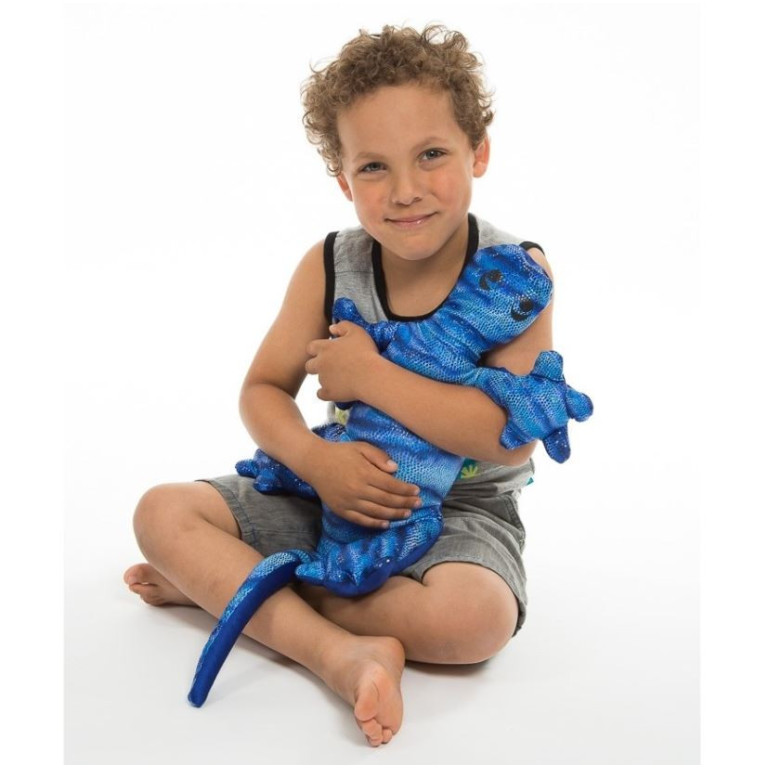 Tyngddjur Sandödla grön/blå, 2kg