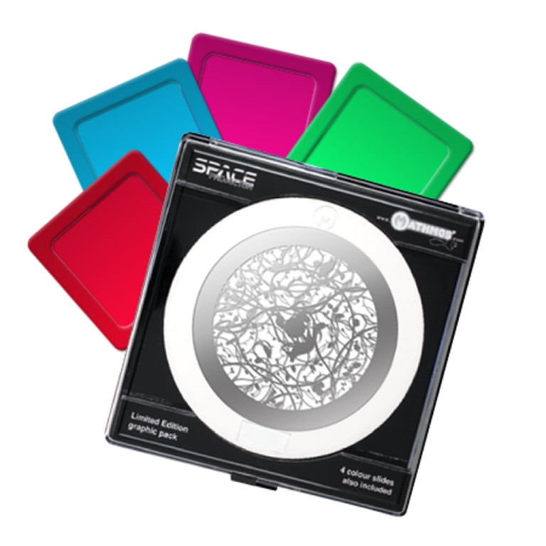 Effekthjul till Spaceprojektor - "Blommor" inkl 4 färger