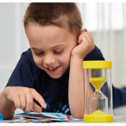 Sand-timer 16cm - 3 minuter (gul) Sand-timer 16cm - 3 minuter (gul)