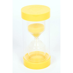 Sand-timer 16cm - 3 minuter (gul) Sand-timer 16cm - 3 minuter (gul)