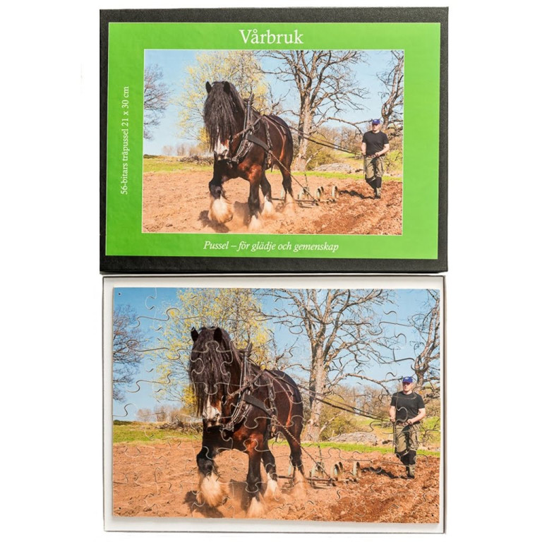 Träpussel Vårbruk, 30 bitar