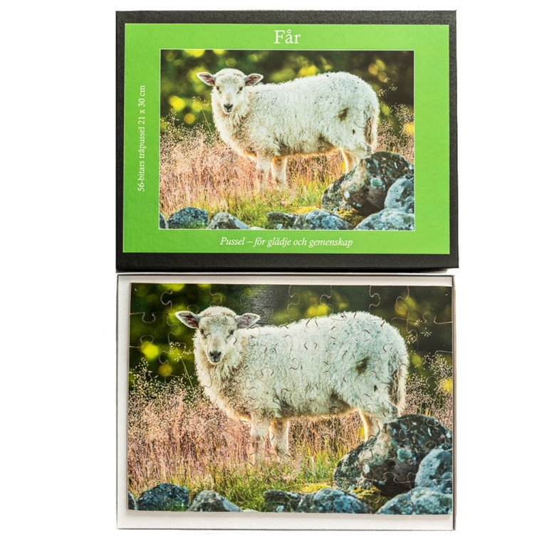 Träpussel Får, 30 bitar
