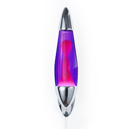 Lavalampa för väggmontage, lila/rosa