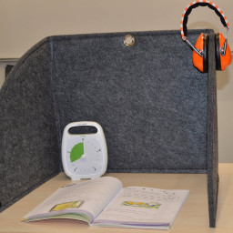 Bänkavskiljare, ljuddämpande