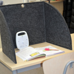 Bänkavskiljare, ljuddämpande