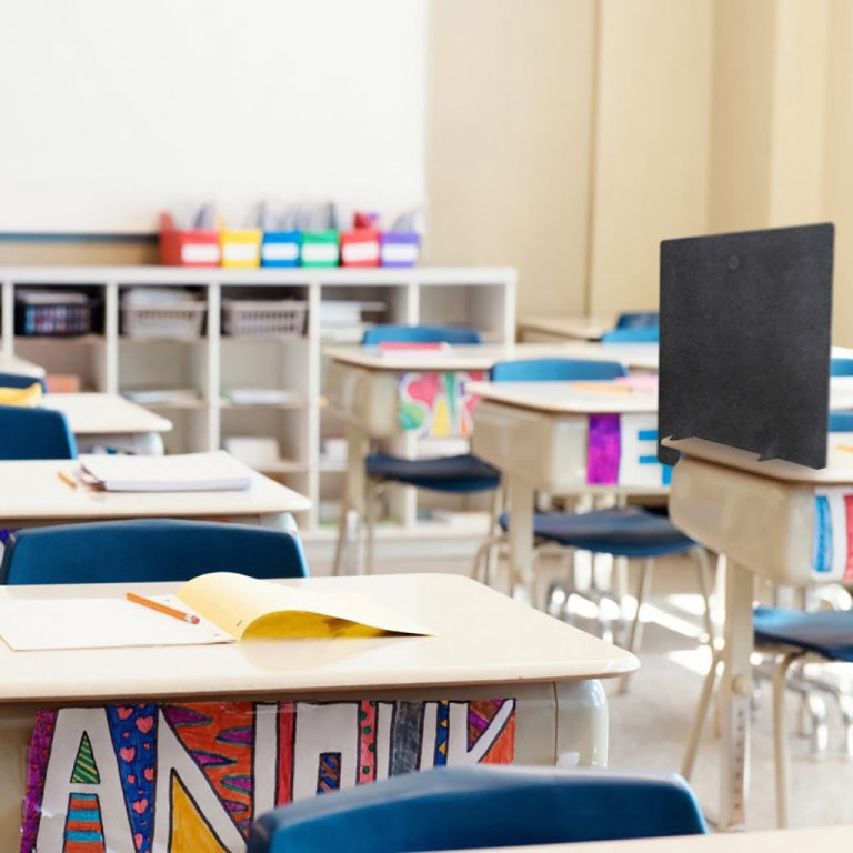 Bänkskärm, ljuddämpande