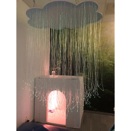 Ljusregn, takfäste för fiberoptik Ljusregn, takfäste för fiberoptik