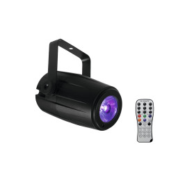 Pinspot svart, LED inkl fjärrkontroll Pinspot svart, LED inkl fjärrkontroll