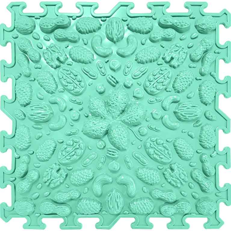 Ortonature Taktila mattor soft pastel 8-pack