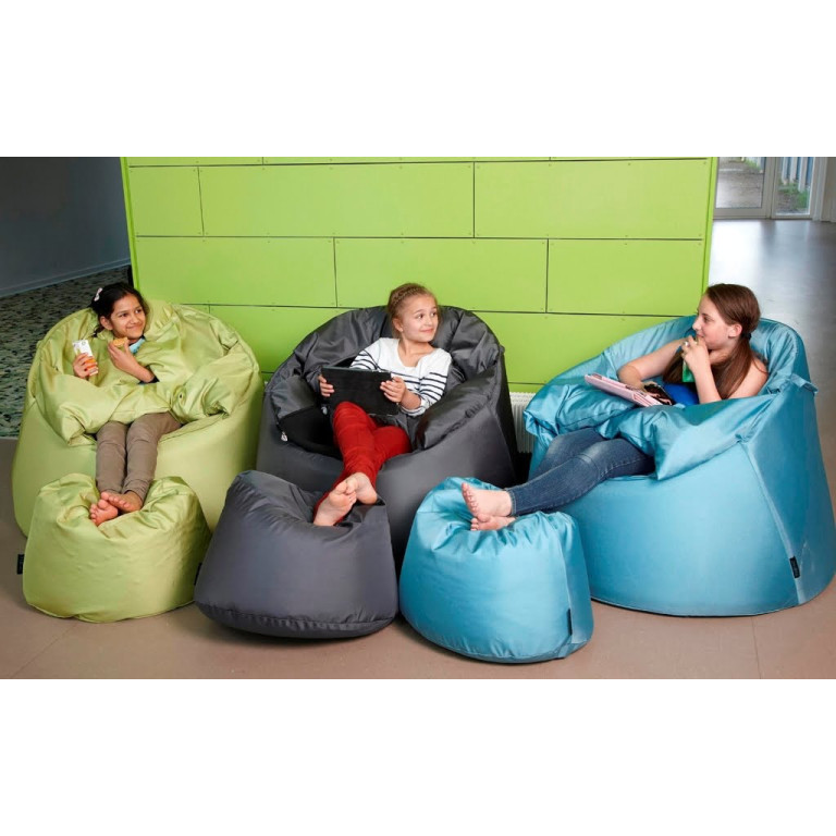 Bollfåtölj Protac SenSit® Black inkl fotpall