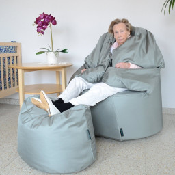 Bollfåtölj Protac SenSit® Straight Aqua inkl fotpall