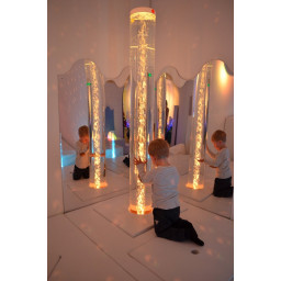 Hörnpodie (2) högt R100*45 Vit