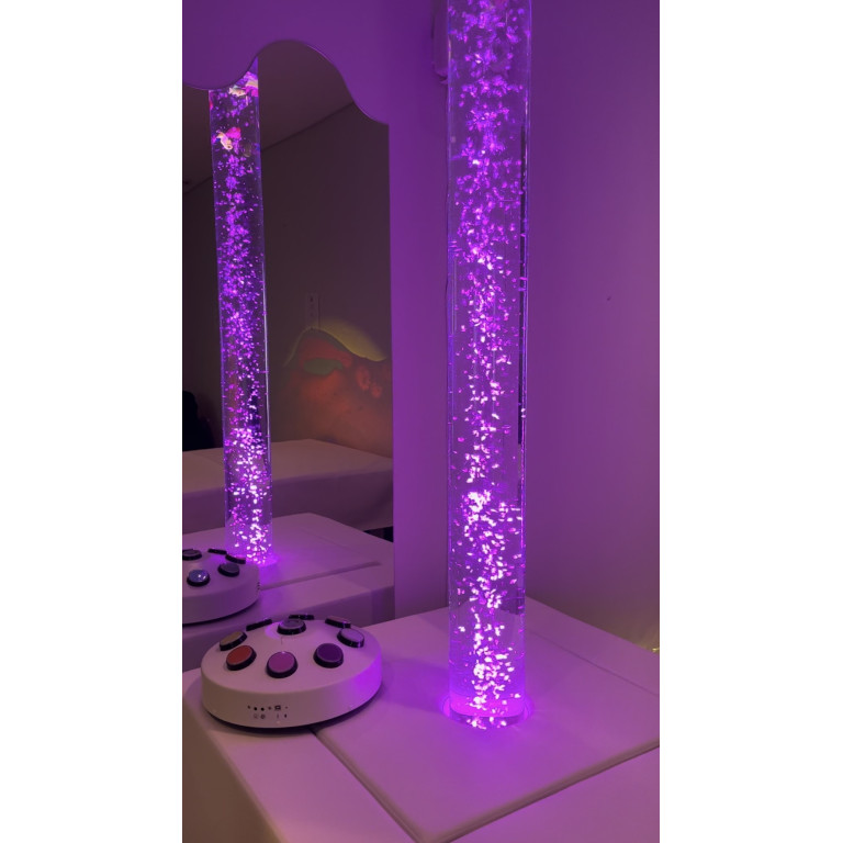 Bubbelrör med fiskar 1.75m, Ø 15cm