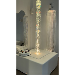 Bubbelrör med fiskar 1.75m, Ø 15cm