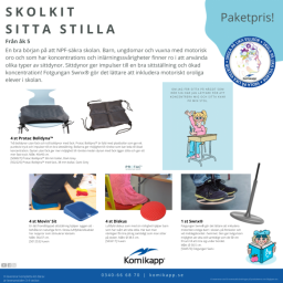 Skolkit sitta stilla från åk 5