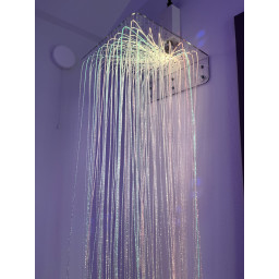 Plexiväggfäste till fiberoptik, 35 x 35 cm Plexiväggfäste till fiberoptik, 35 x 35 cm