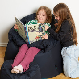 Bollfåtölj Protac Sensit® Junior Nature Khaki inkl. fotpall