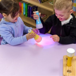 Ficklampor med färg