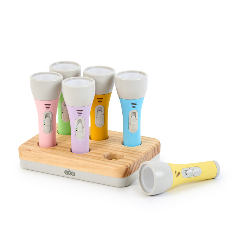 Ficklampor med färg