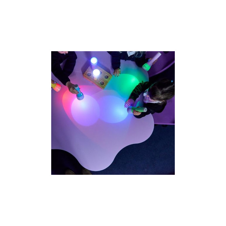 Ficklampor med färg