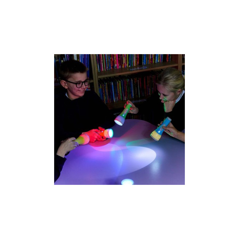 Ficklampor med färg