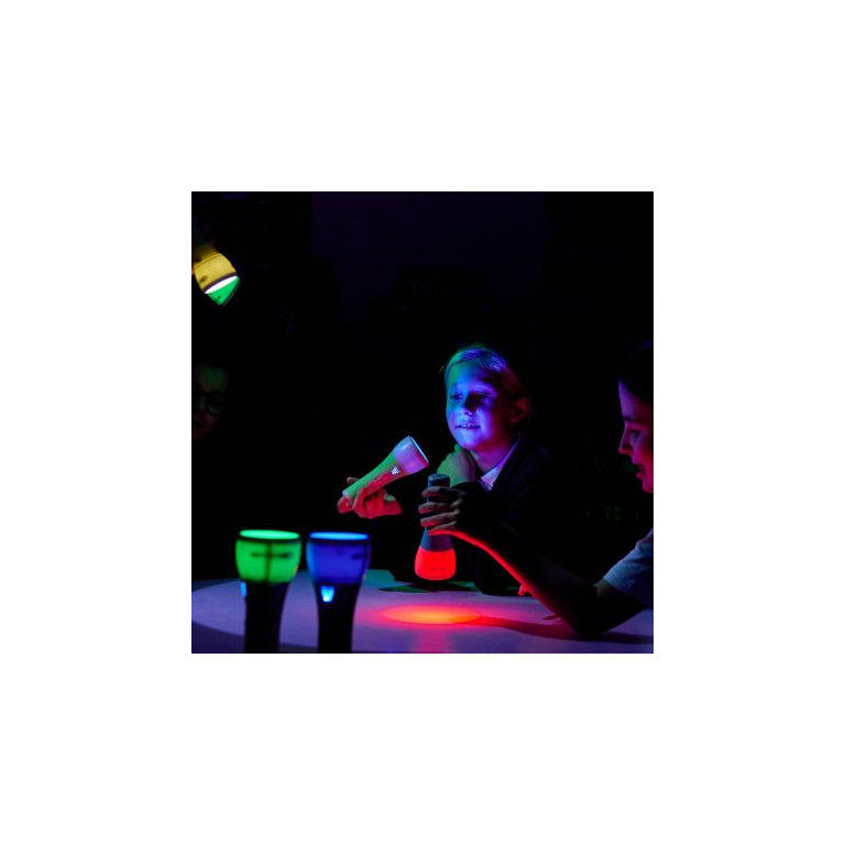 Ficklampor med färg