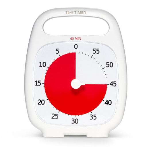 Klocka Time Timer® Plus Vit 60 min