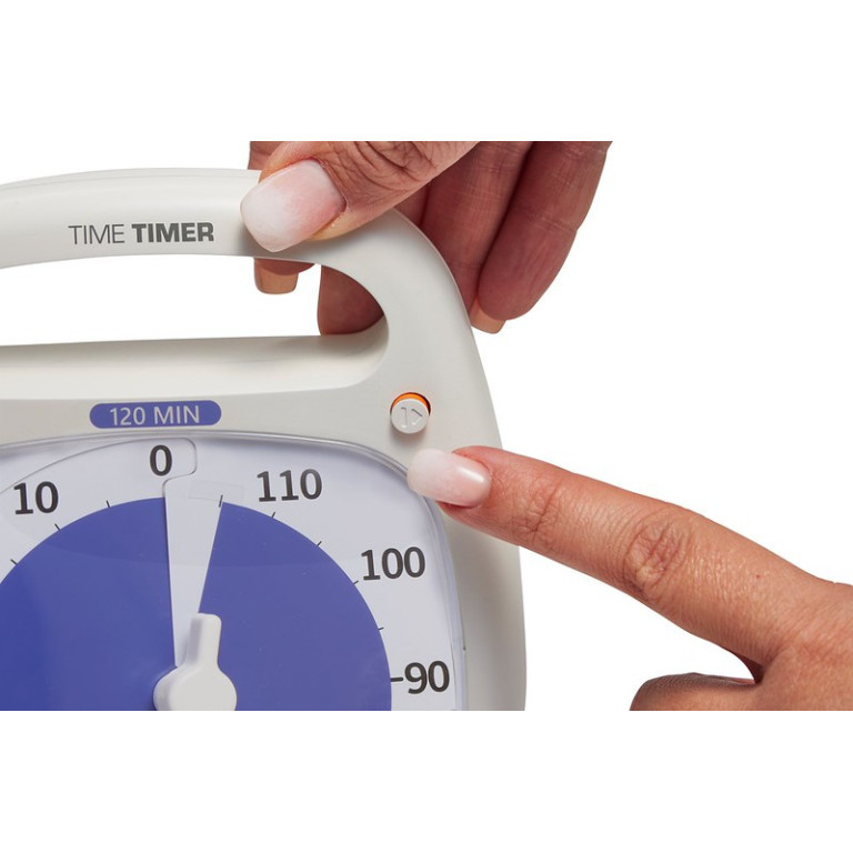 Klocka Time Timer® Plus Vit 120 min