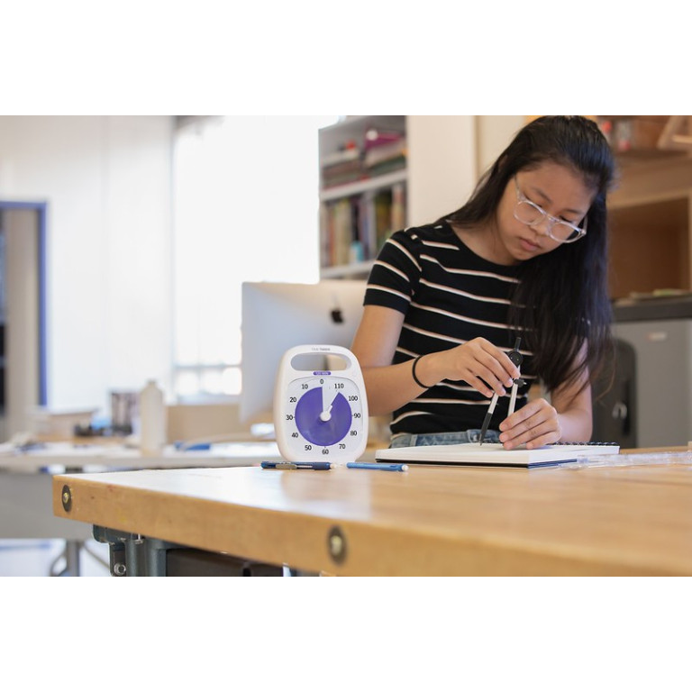 Klocka Time Timer® Plus Vit 120 min