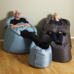 Bollfåtölj Protac SenSit® Dark Grey inkl fotpall