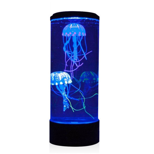 Manetlampa rund Svart fot