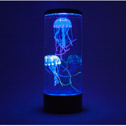 Manetlampa rund Svart fot