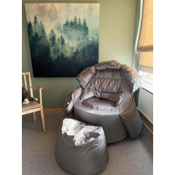 Bollfåtölj Protac SenSit® Straight Dusty Green inkl fotpall