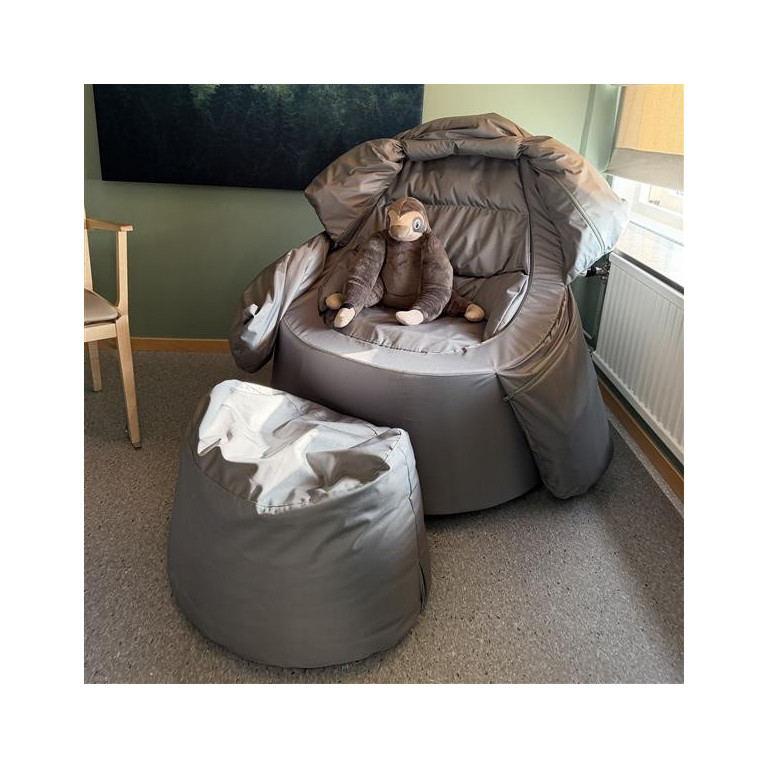 Bollfåtölj Protac SenSit® Straight Dusty Green inkl fotpall