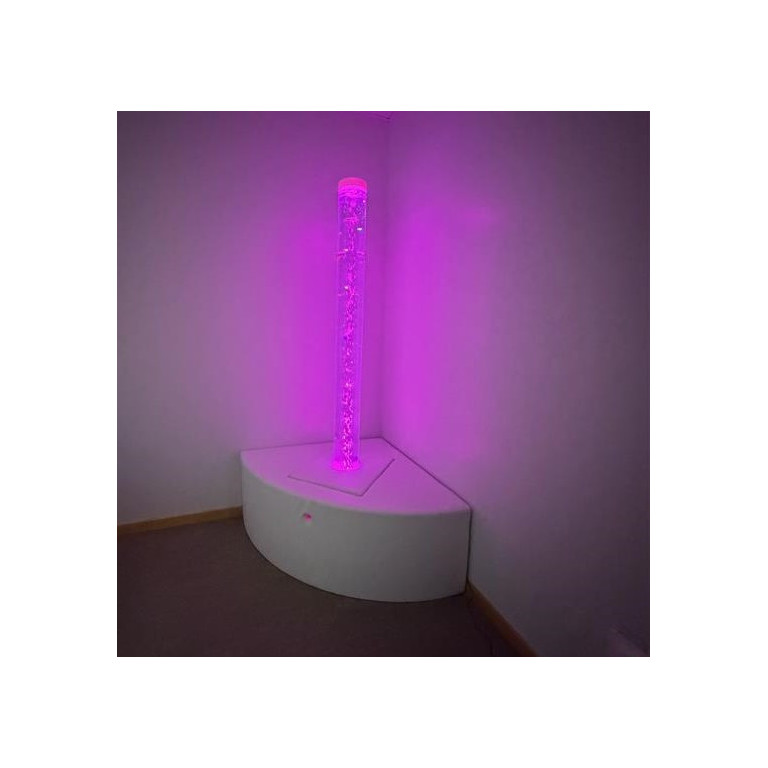 Hörnpodie (2) högt R100*45 Vit