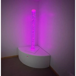 Hörnpodie (2) högt R100*45 Vit