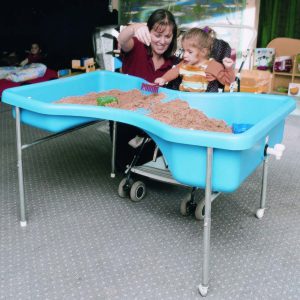 Sand- och vattenlekbord