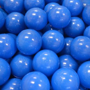 Bollar 75mm, blå, 500 st