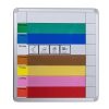 Symbolix Mini planeringskalender veckotavla 35x33cm, färg